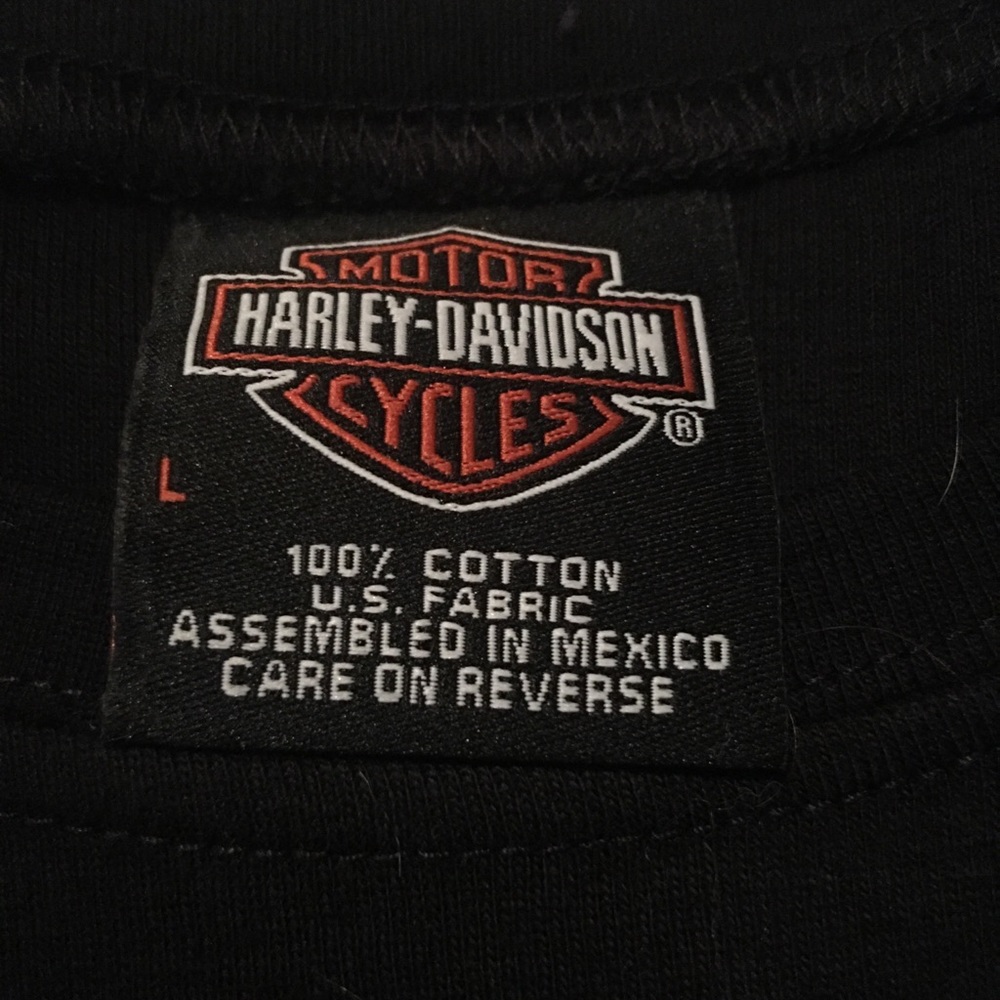 Harley-Davidson Sparkle Orange/Silver Lettering - Picture 5 of 6